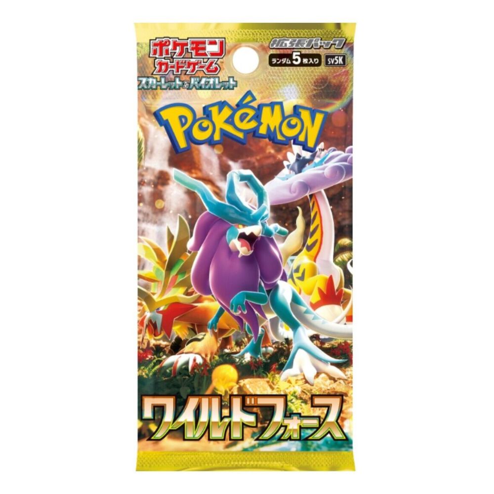 Pokémon Wild Force Booster Pack [SV5K] - Cardable Inc.